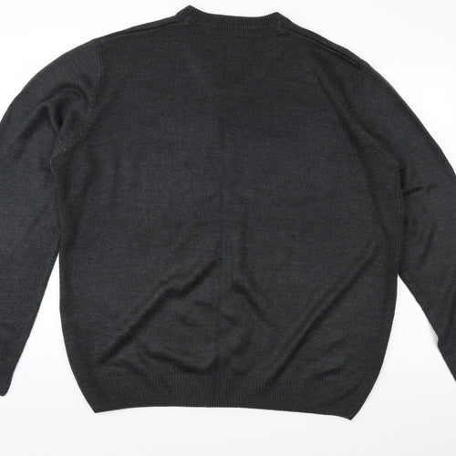 EWM Mens Grey   Pullover Jumper Size 2XL