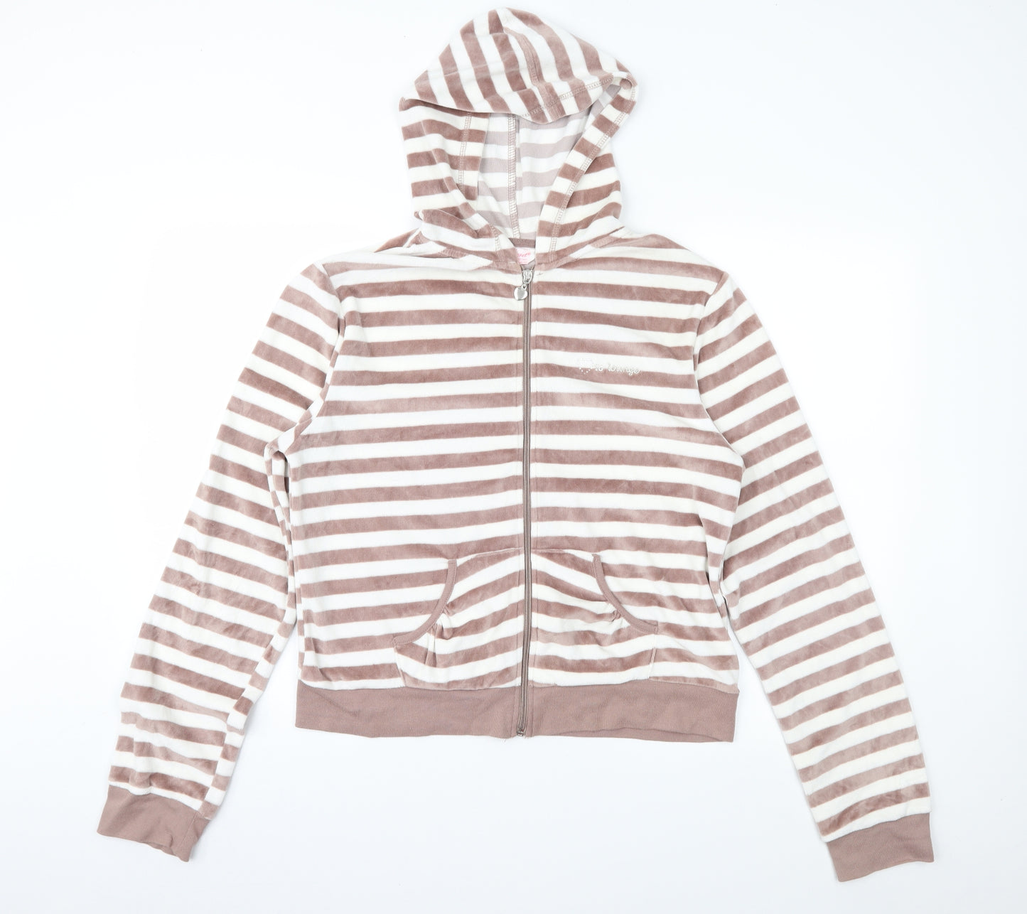Secret Possesions Womens Brown Striped    Size 16