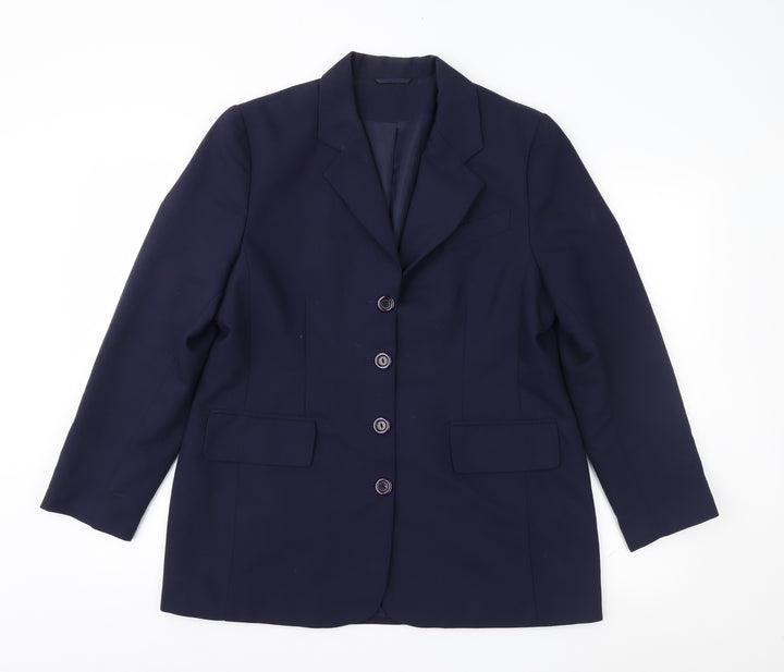 Bonmarché Womens Blue Jacket Suit Jacket Size 16