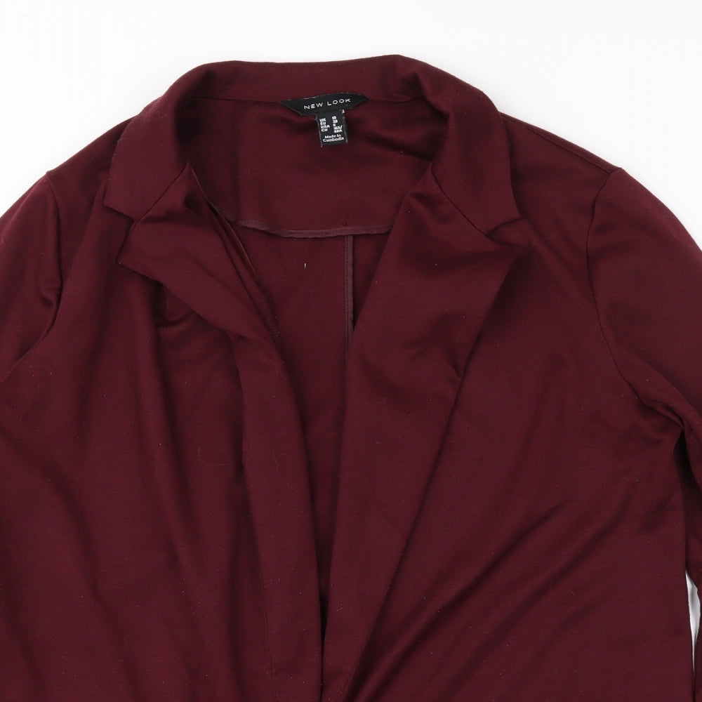 New Look Womens Red   Jacket  Size 10