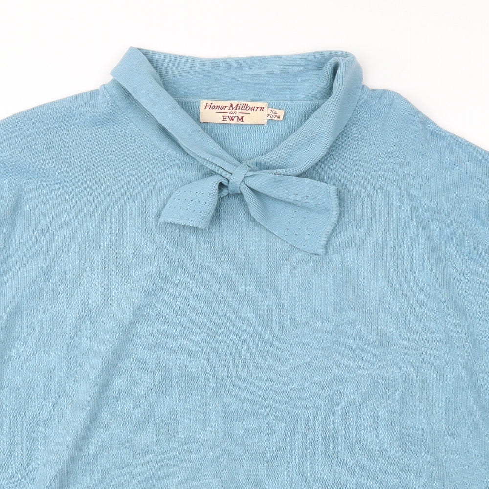 EWM Womens Blue   Pullover Jumper Size XL