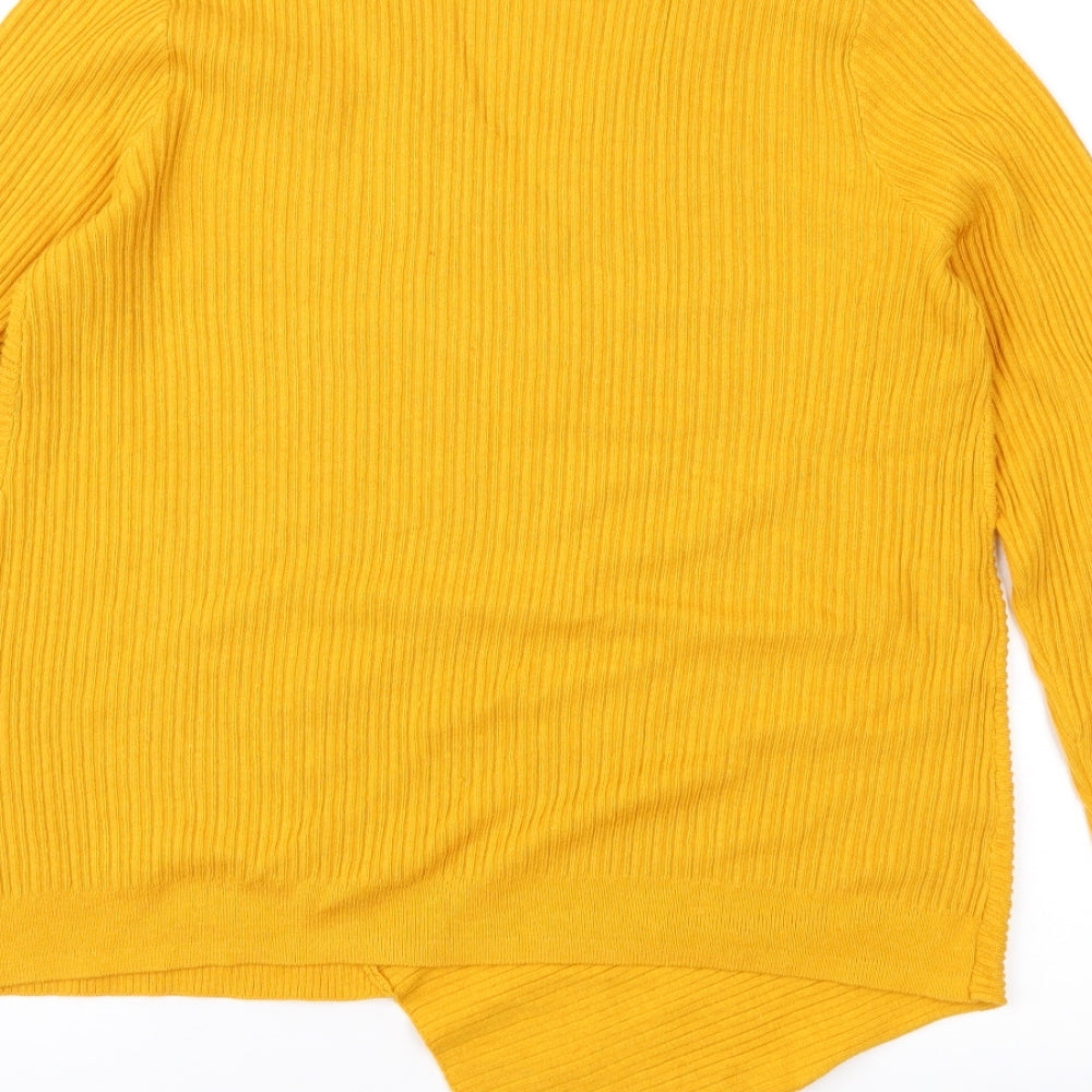 TU Womens Yellow   Pullover Jumper Size 12