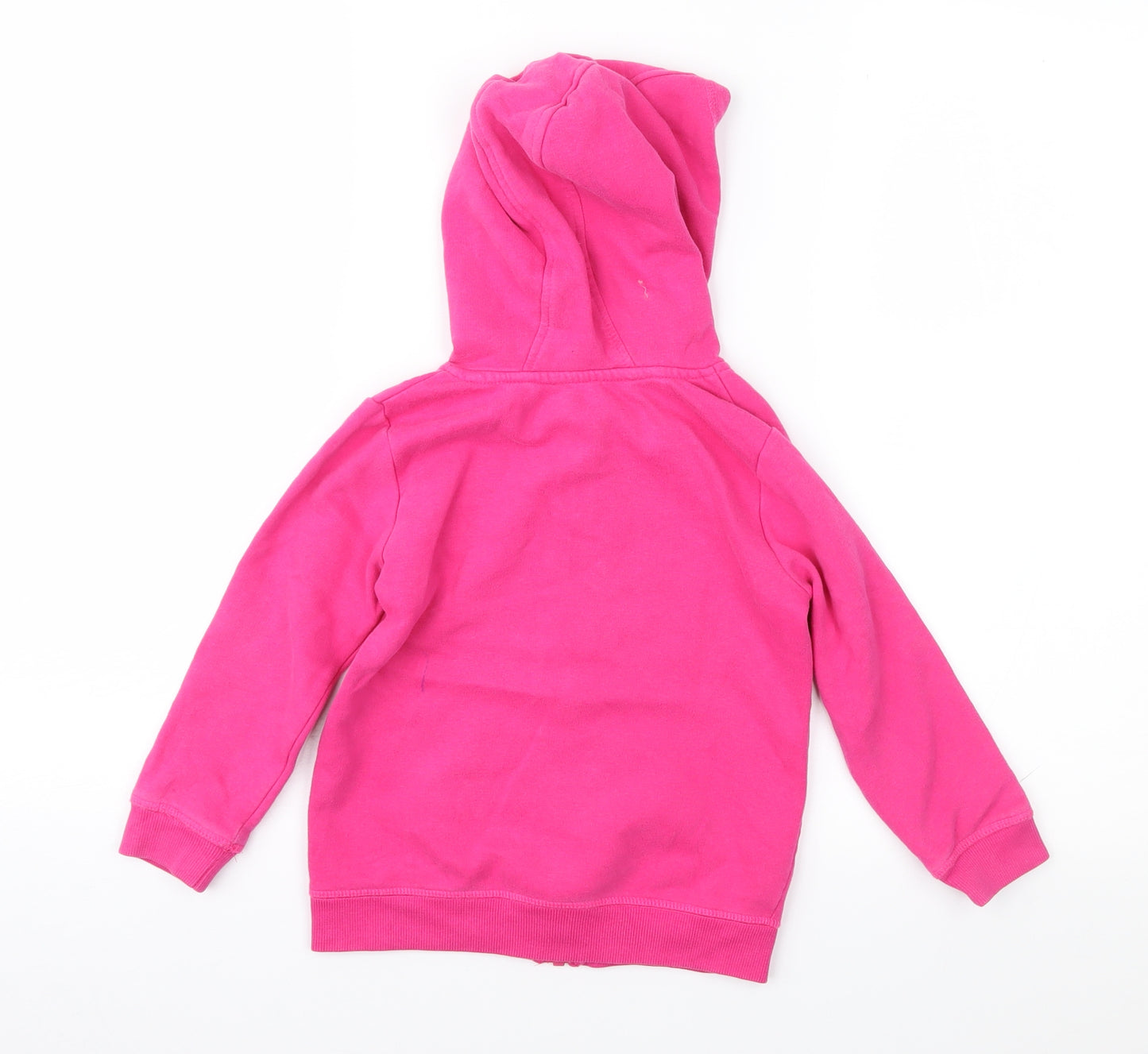 George Girls Pink   Full Zip Hoodie Size 4-5 Years