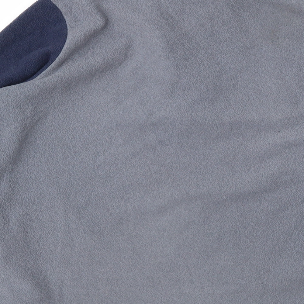 Quechua Boys Grey Colourblock Fleece Jacket  Size 12-13 Years