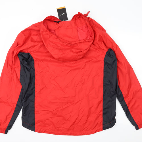 Nike Mens Red   Anorak Jacket Size M