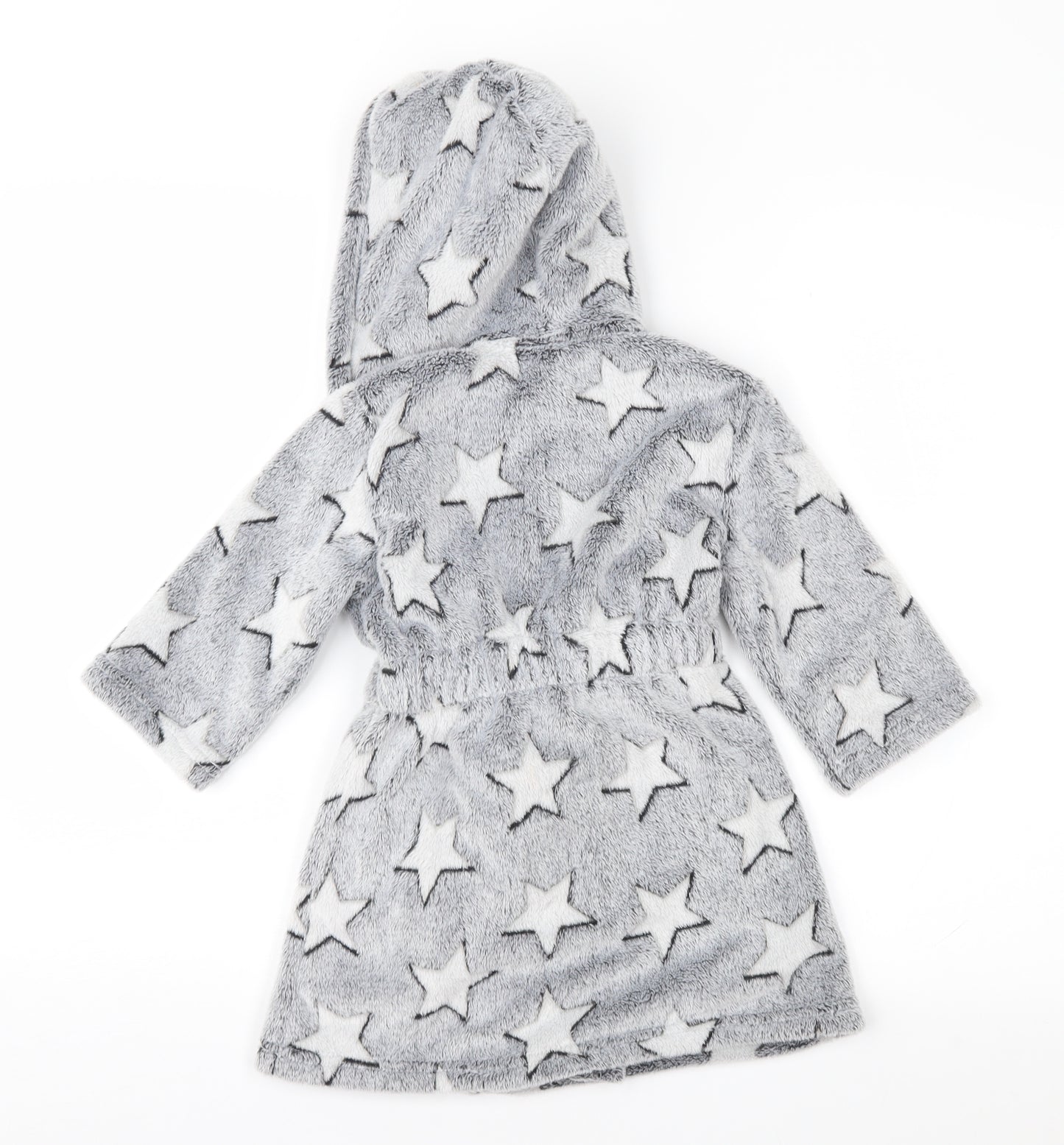 Nutmeg Boys Grey Geometric   Robe Size 2-3 Years