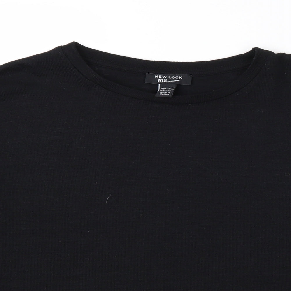 New Look Girls Black   Pullover Jumper Size 14-15 Years