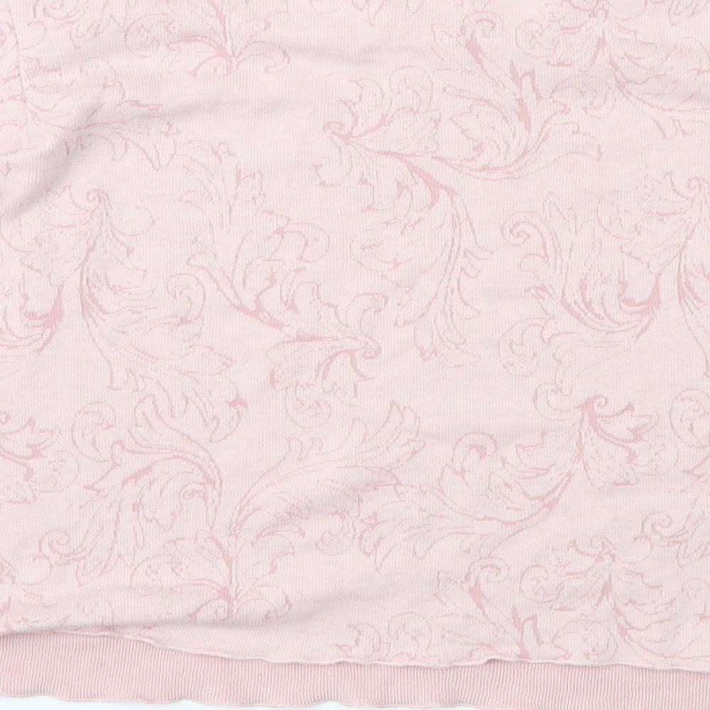 DASH Womens Pink Floral  Pullover Jumper Size 18