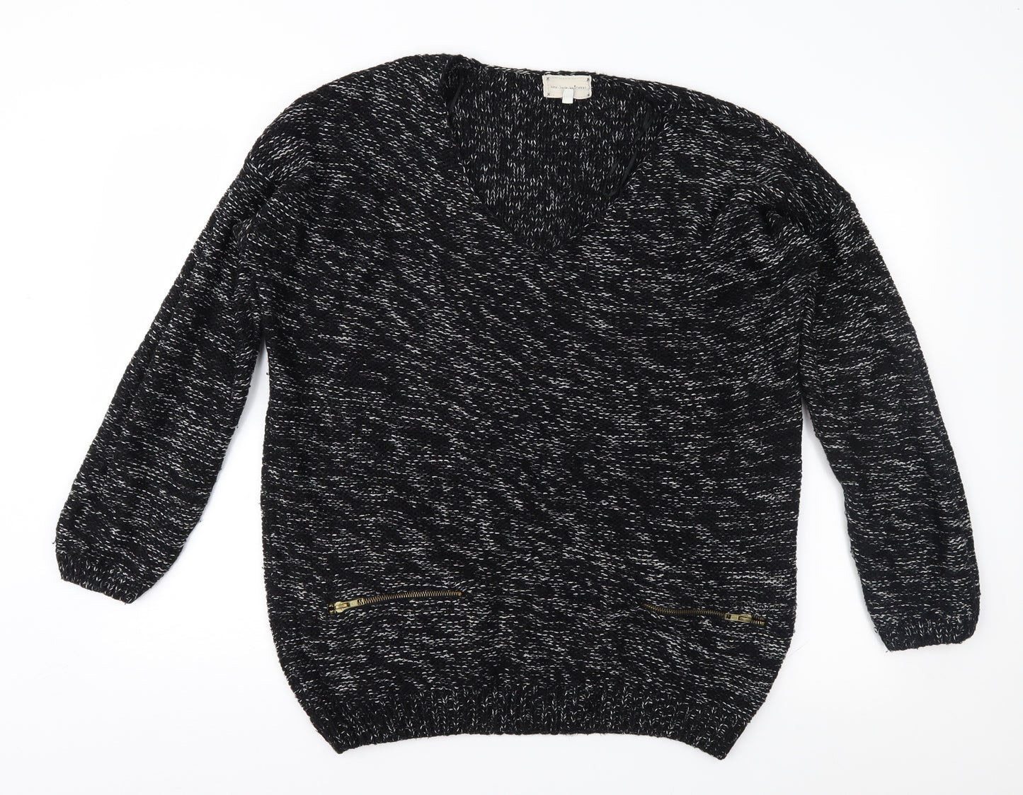 New Look Womens Black   Pullover Jumper Size L