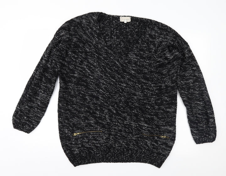 New Look Womens Black   Pullover Jumper Size L