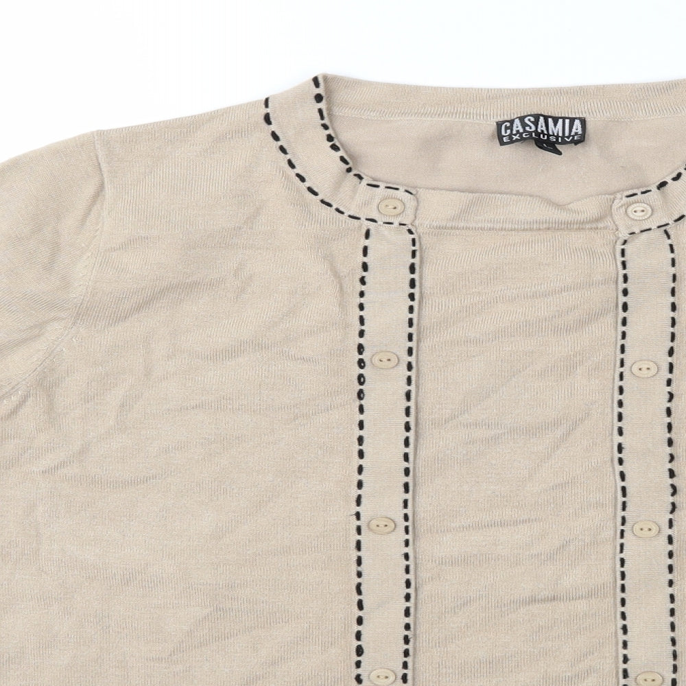 Casamia Womens Brown   Pullover Jumper Size L