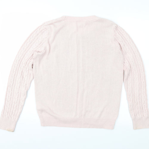 H&M Womens Pink   Pullover Jumper Size S