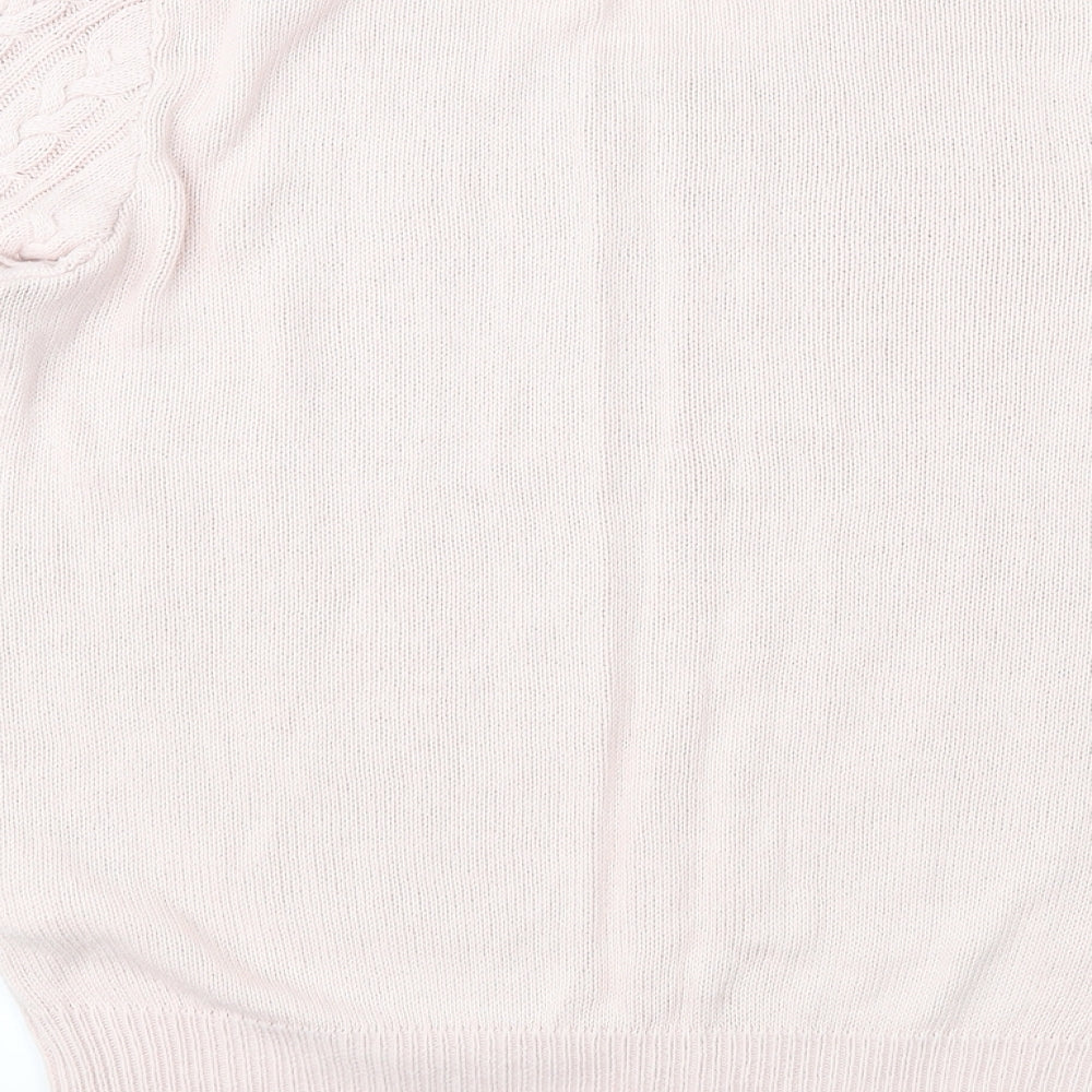 H&M Womens Pink   Pullover Jumper Size S