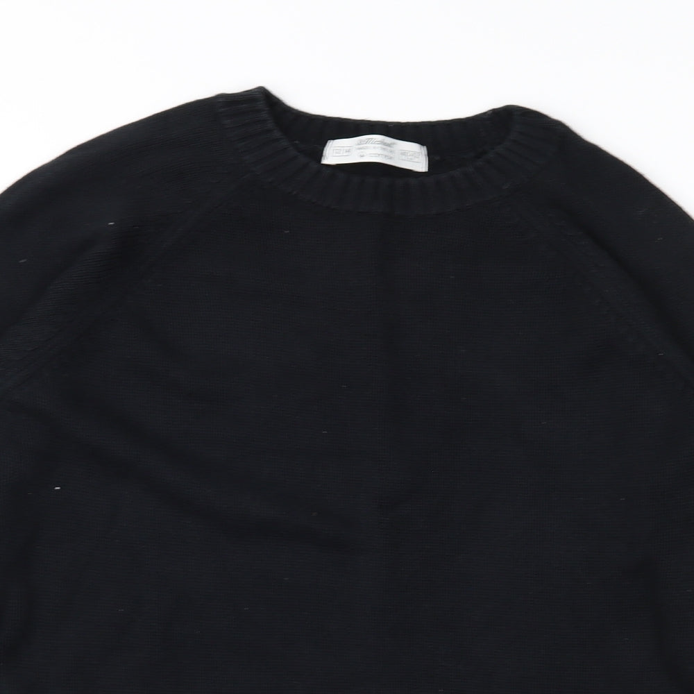 St Michael Womens Black   Pullover Jumper Size 12