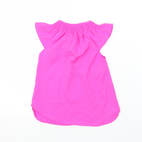 Young Dimension Girls Pink   Basic Blouse Size 6-7 Years