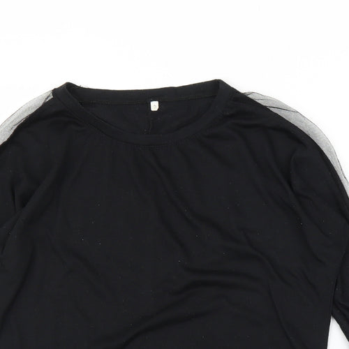 Preworn Womens Black   Basic Blouse Size S