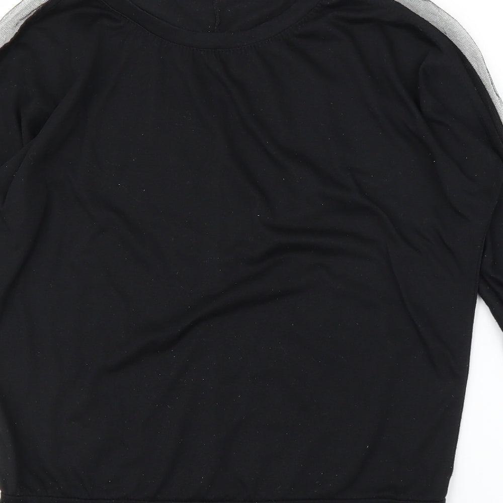 Preworn Womens Black   Basic Blouse Size S
