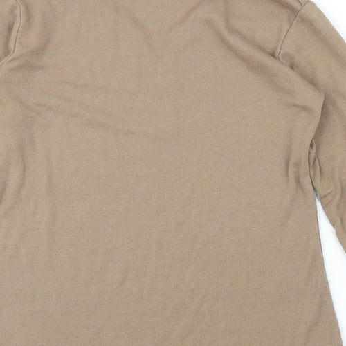 Eunice Lai Womens Beige   Basic Blouse Size S