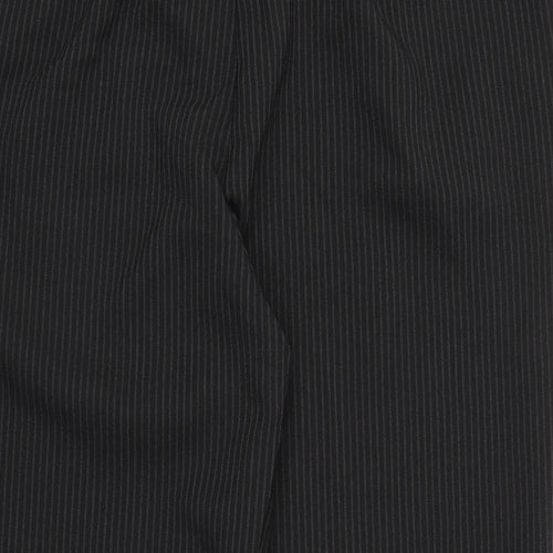 Papaya Womens Black Striped  Trousers  Size 20 L27 in