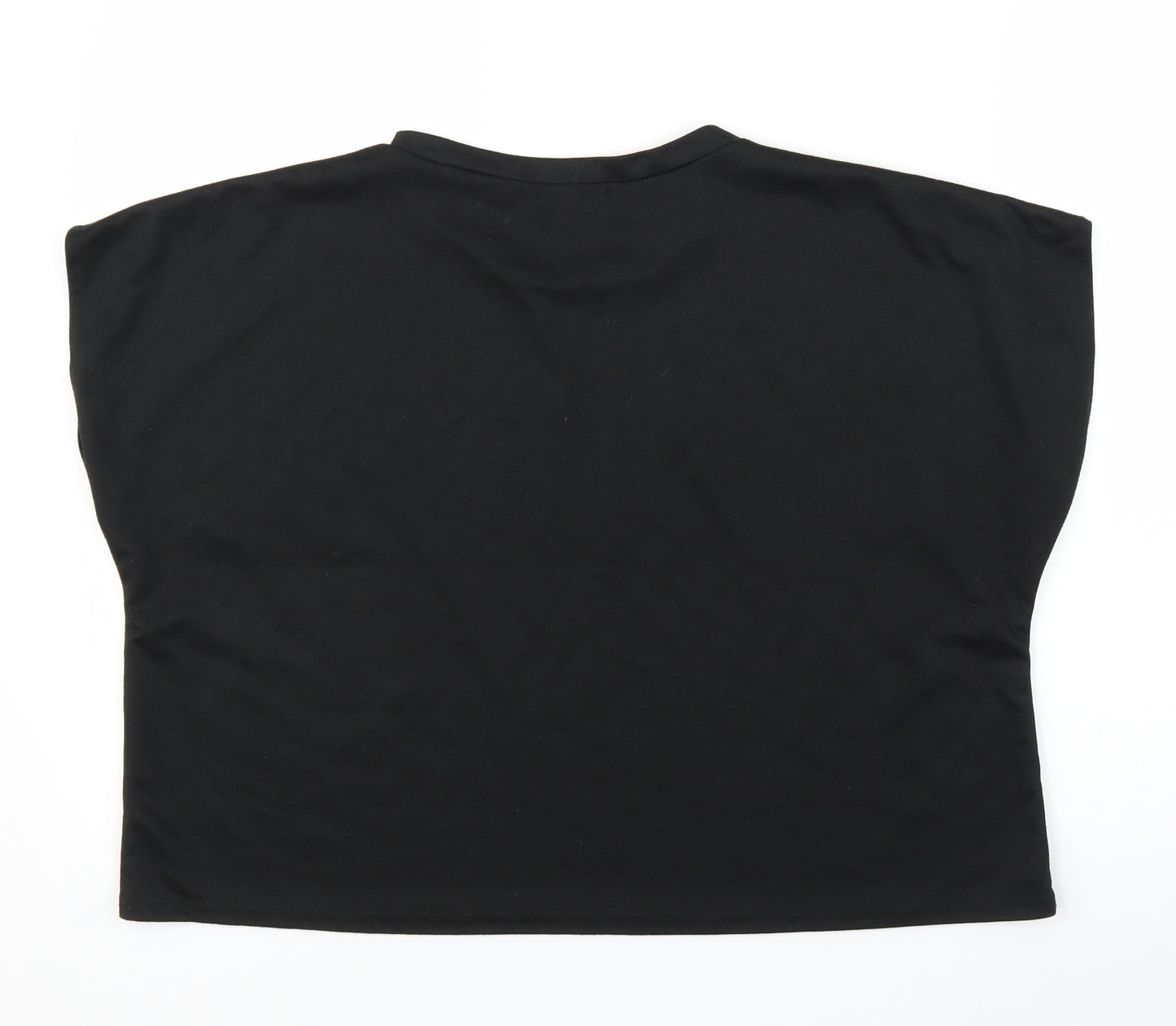 Femme Luxe Womens Black   Basic Blouse Size M