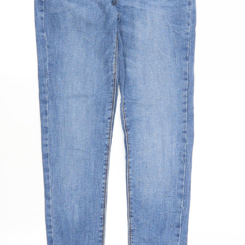 Primark Womens Blue  Denim Skinny Jeans Size 6 L25 in