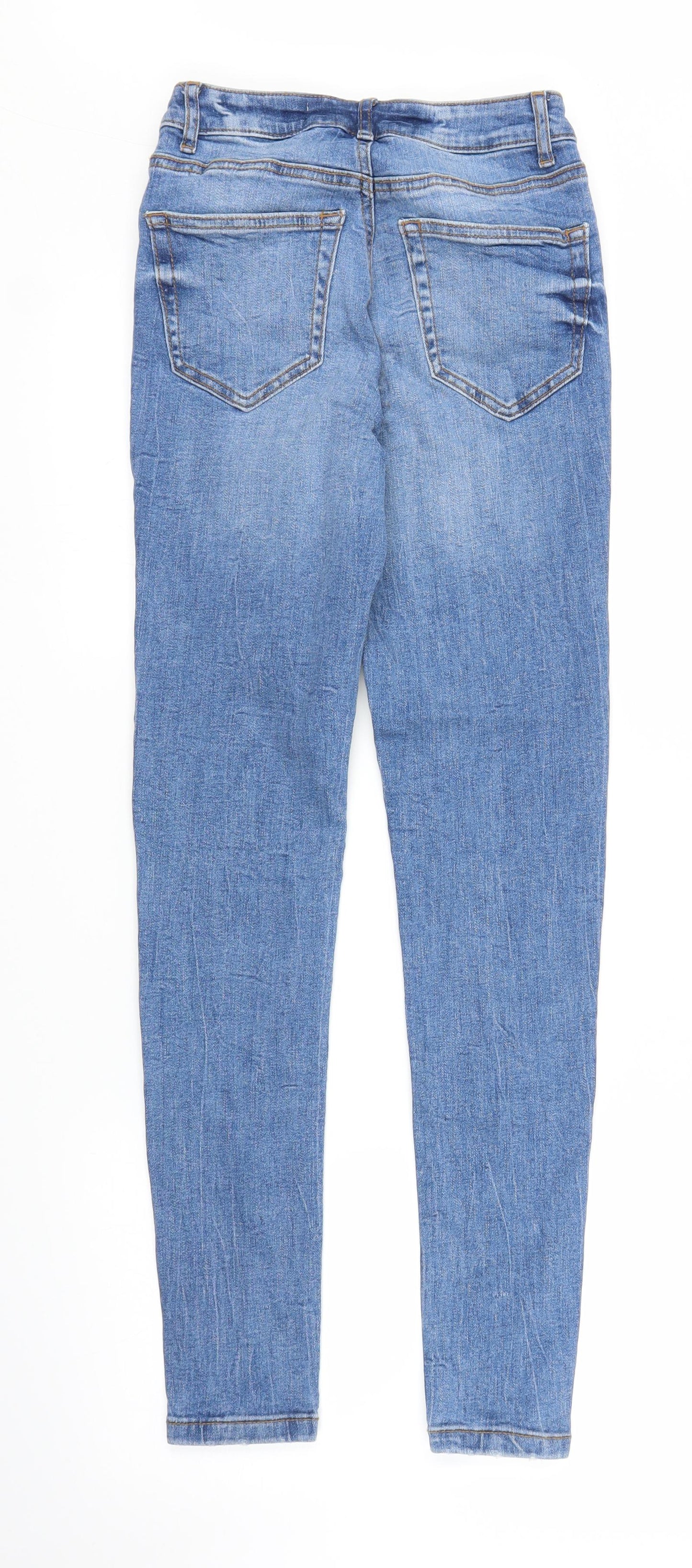 Primark Womens Blue  Denim Skinny Jeans Size 6 L25 in