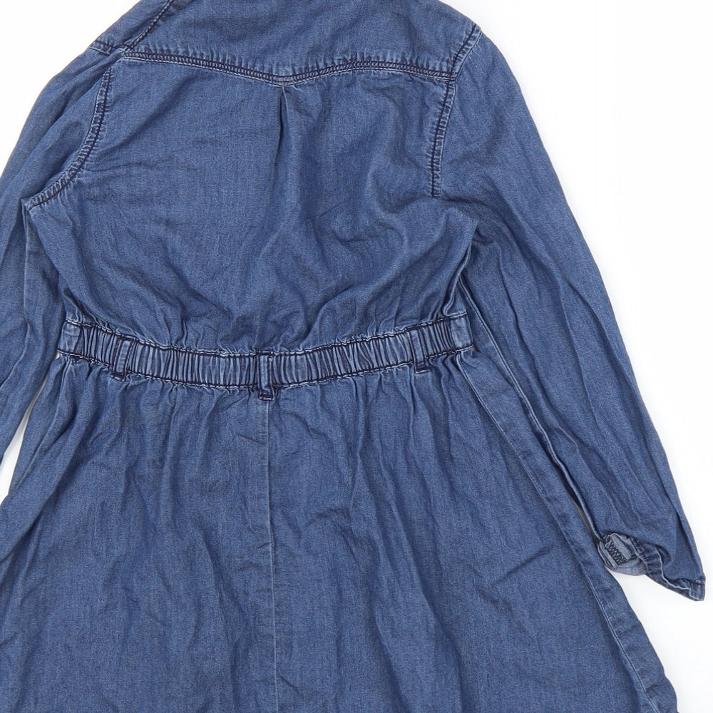 George Girls Blue  Denim A-Line  Size 7-8 Years