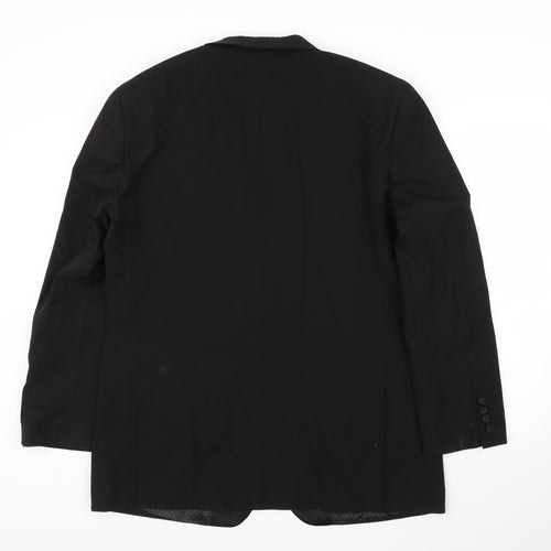Limited Collection Mens Black   Jacket Suit Jacket Size 42