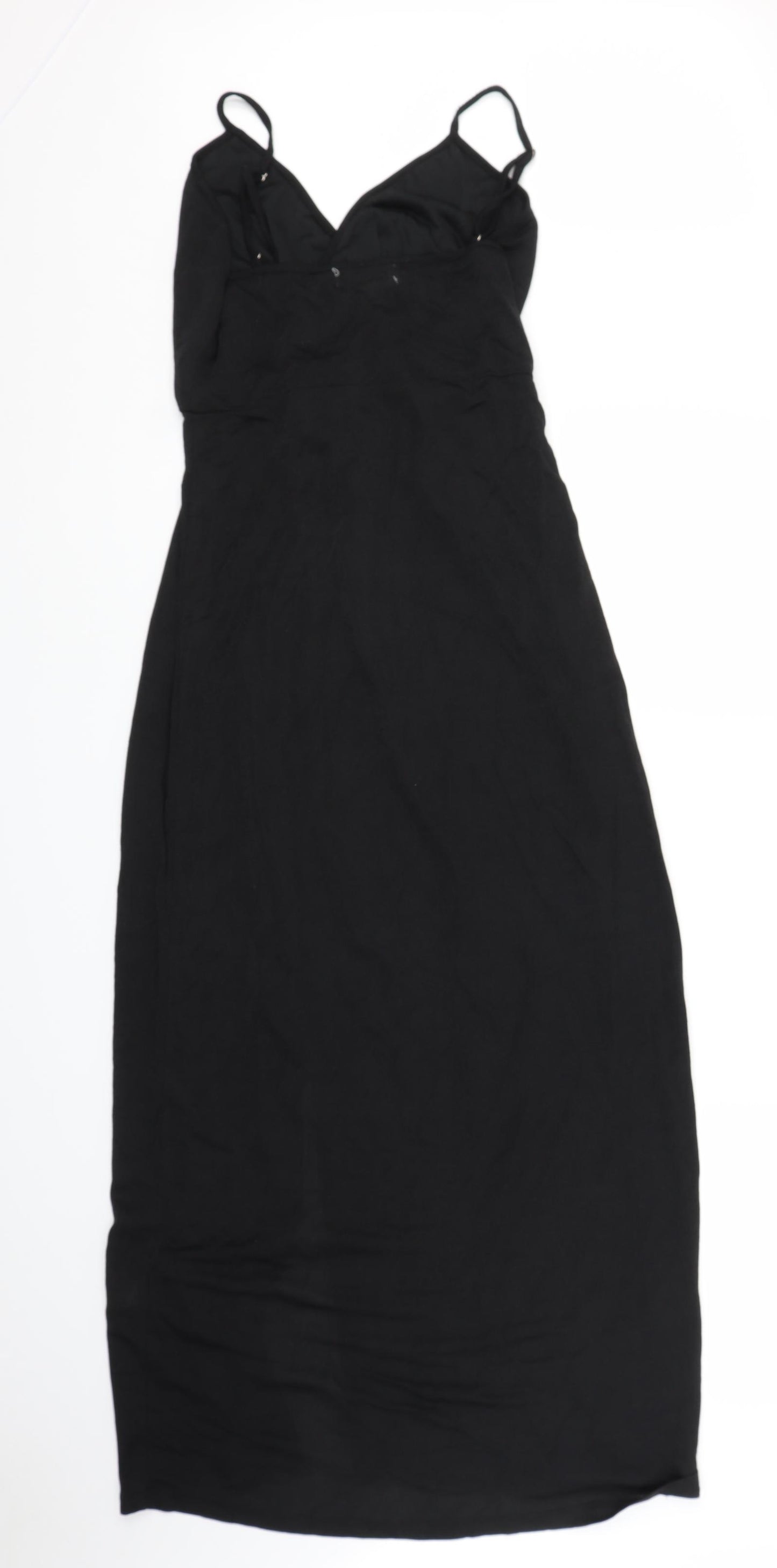JCL Womens Black   Slip Dress  Size M  - Split down front