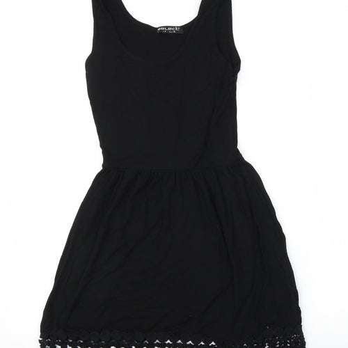 Select Womens Black   A-Line  Size 8