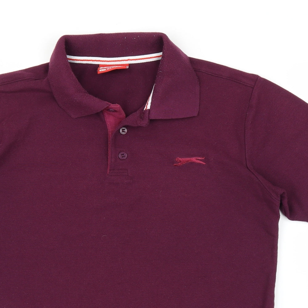Slazenger Mens Purple    Polo Size M