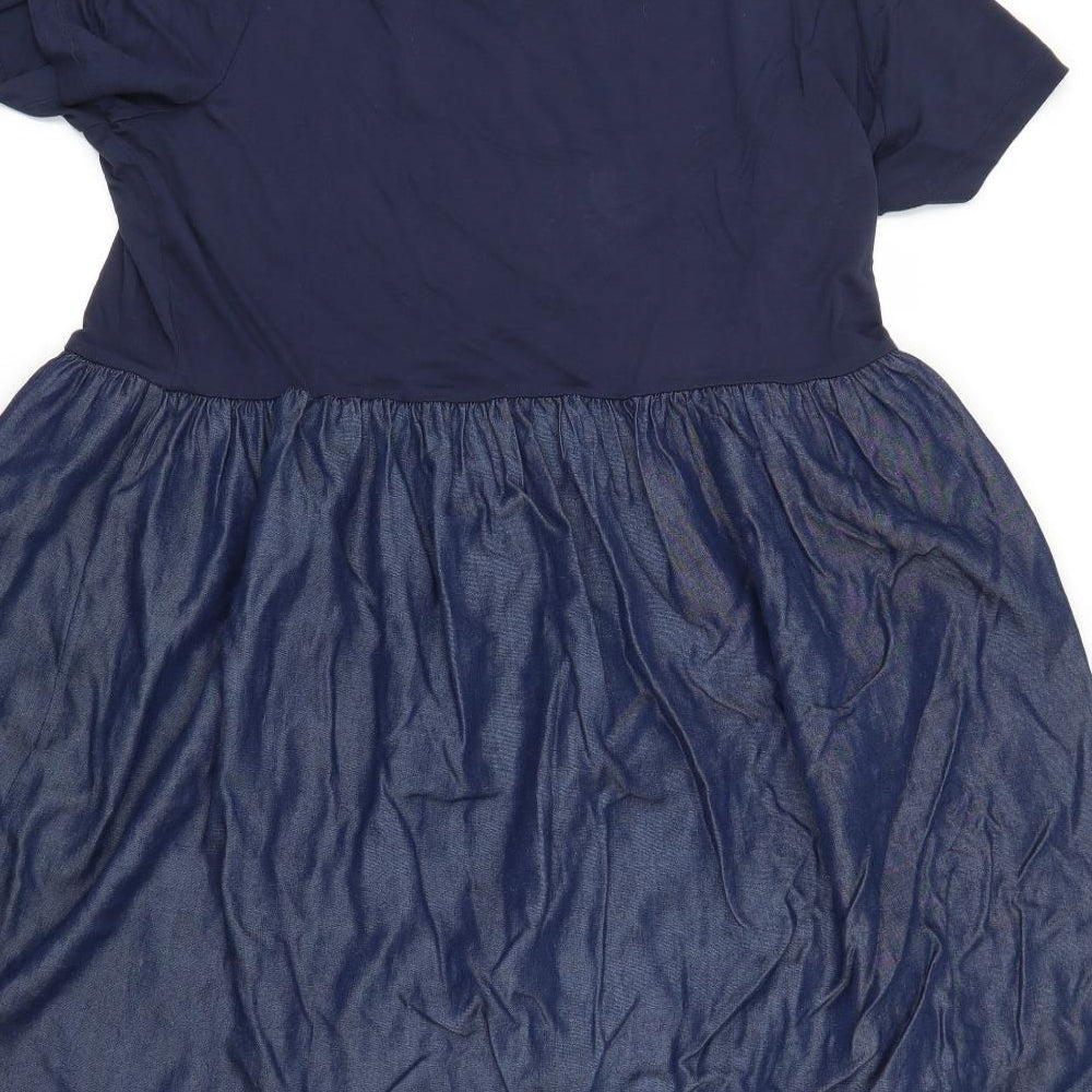 M&S Womens Blue   A-Line  Size 18