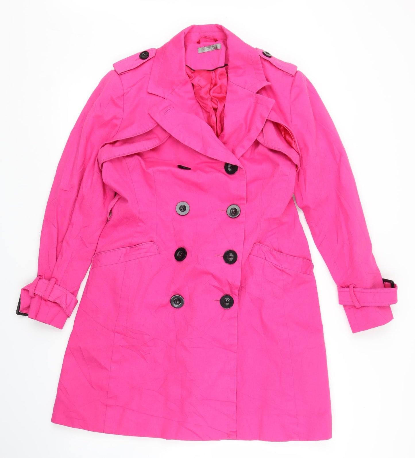 South Womens Pink   Pea Coat Coat Size 14