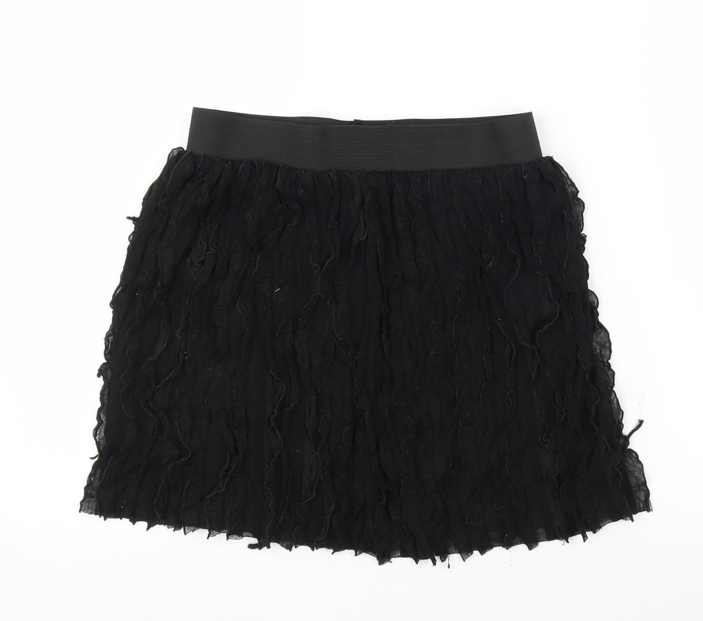 Preworn Womens Black   A-Line Skirt Size S