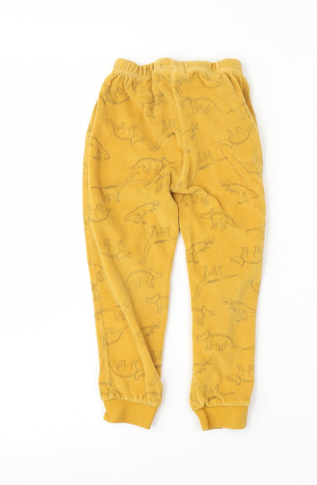 Zara Boys Yellow   Sweatpants Trousers Size 4-5 Years - Dinosaur