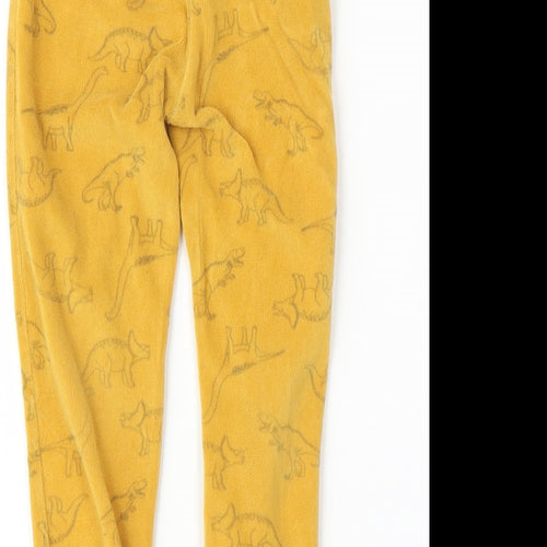 Zara Boys Yellow   Sweatpants Trousers Size 4-5 Years - Dinosaur