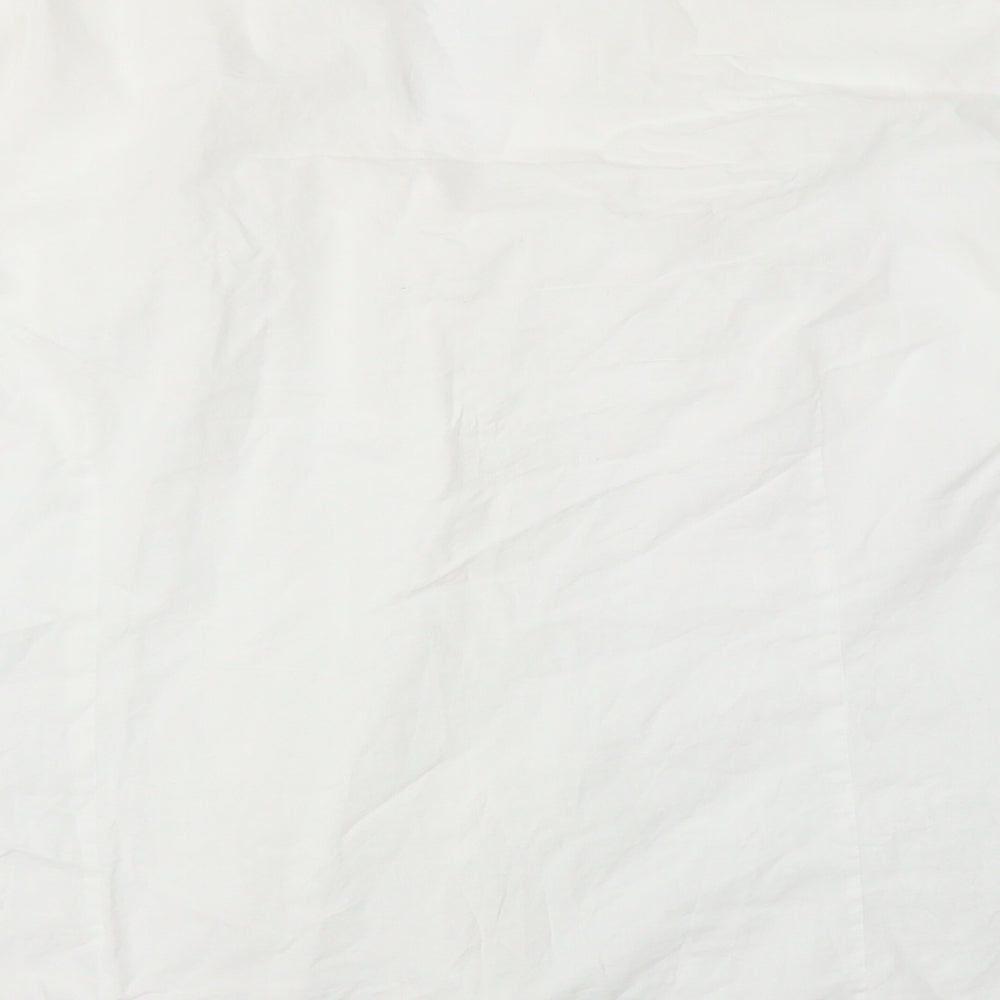 M&S Womens White   Basic Blouse Size 22
