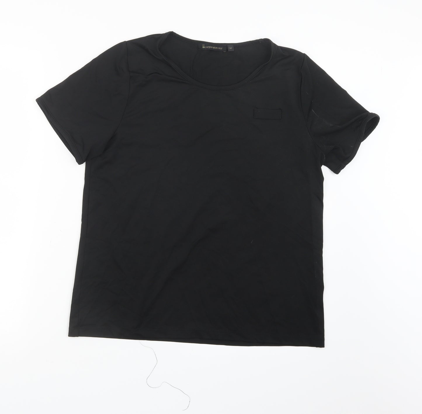 Incorporatewear Womens Black   Basic T-Shirt Size M