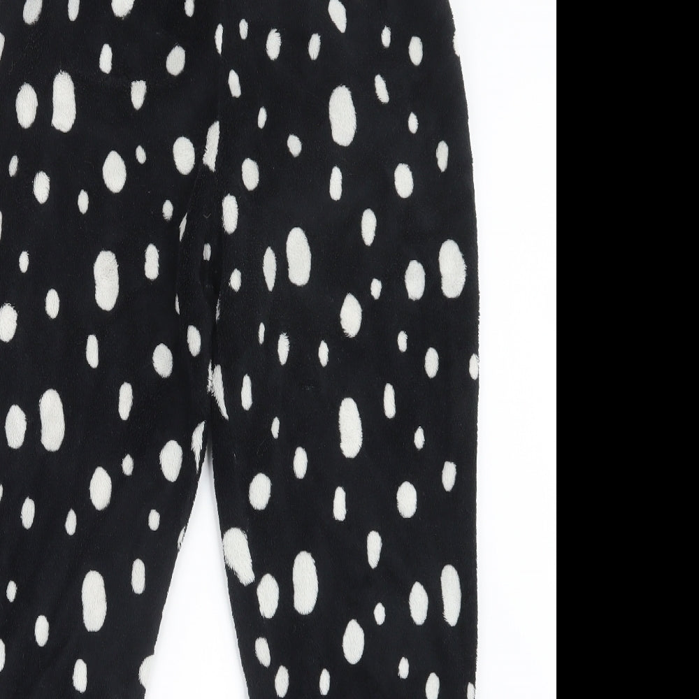 Love to Lounge Womens Black Polka Dot  Capri Pyjama Pants Size 10
