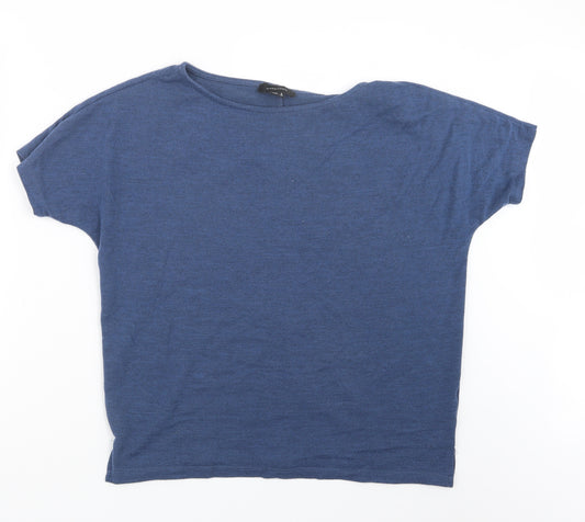 Front view of Atmosphere women’s blue jumper, size UK 6