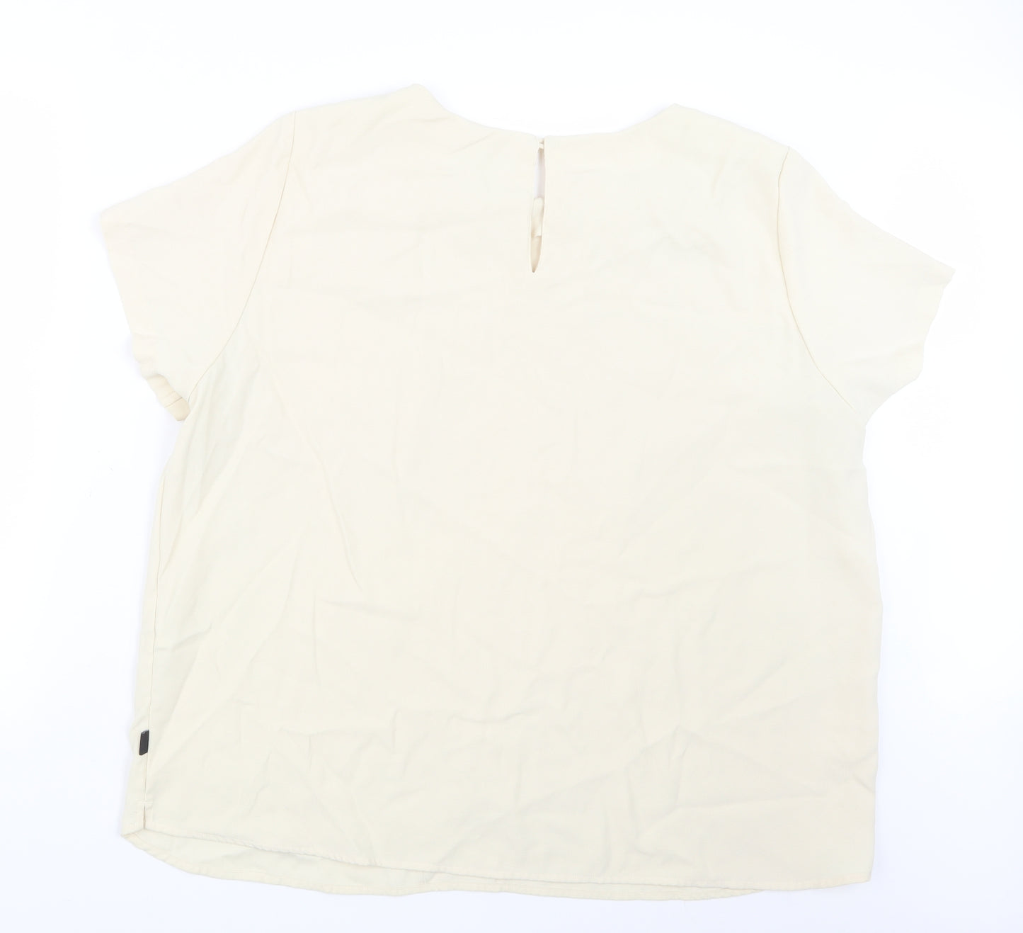 Incorporatewear Womens Ivory   Basic T-Shirt Size 24