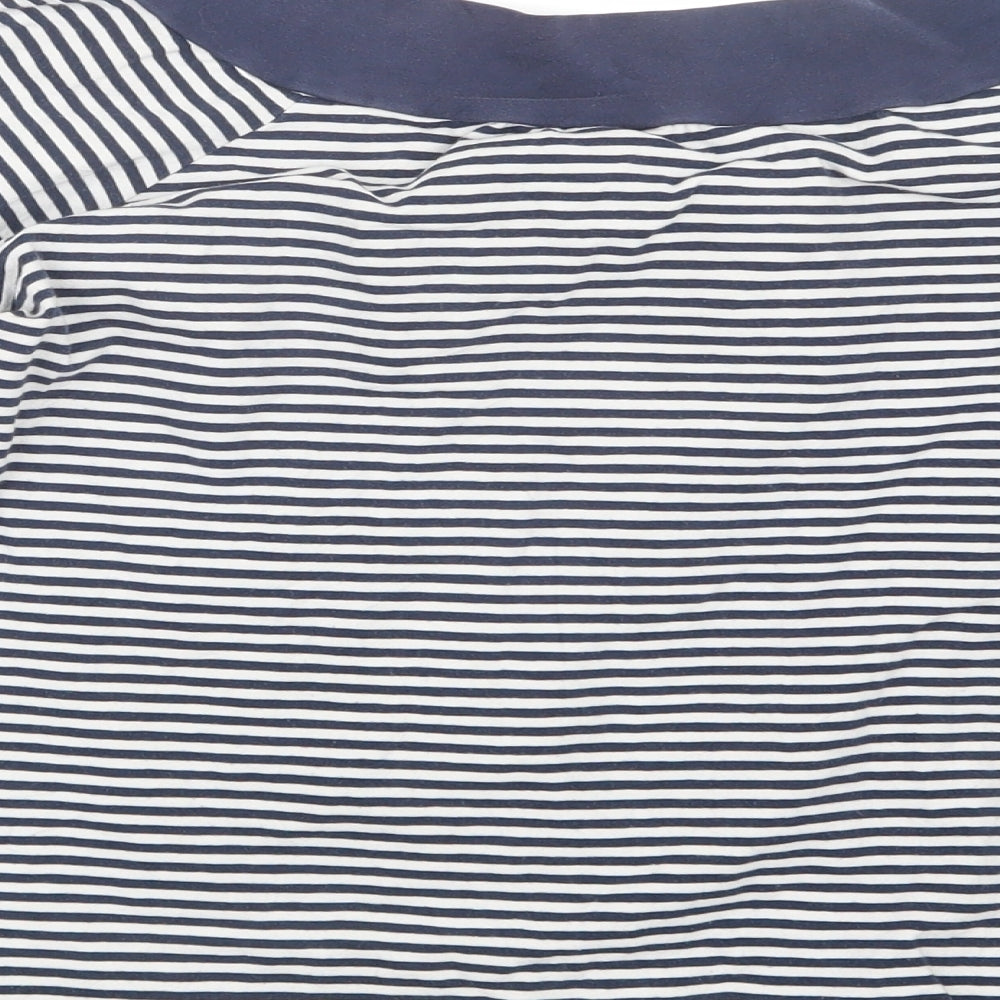 F&F Womens Blue Striped  Basic T-Shirt Size 16
