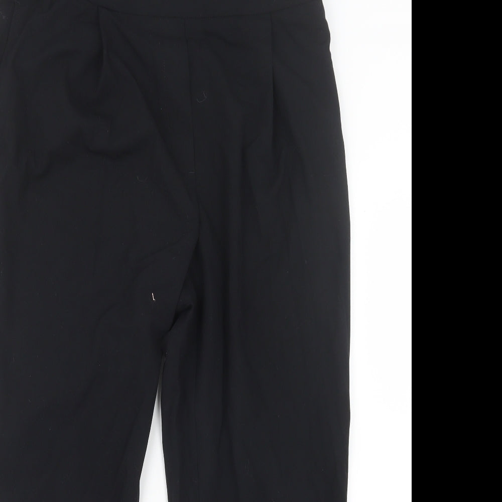 Marks and Spencer Womens Black   Trousers  Size 14 L25 in - Short Leg