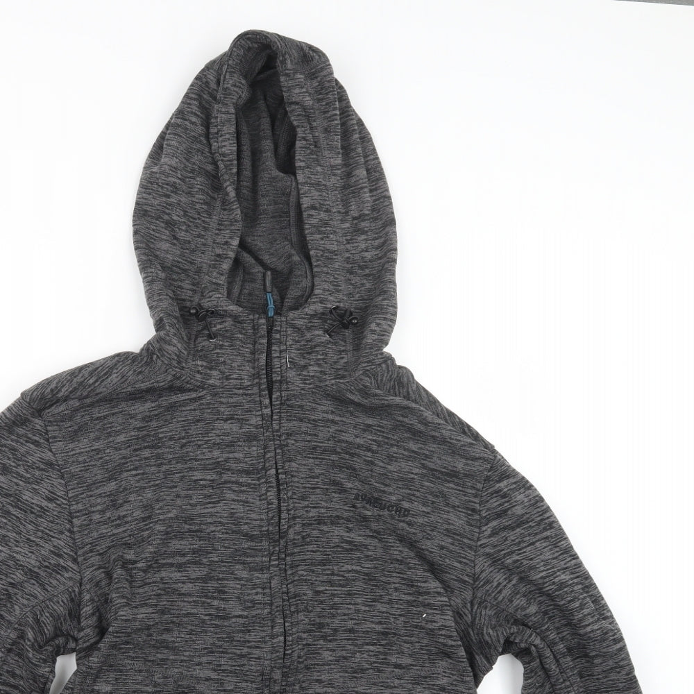 Ayacucho Womens Grey   Full Zip Hoodie Size M