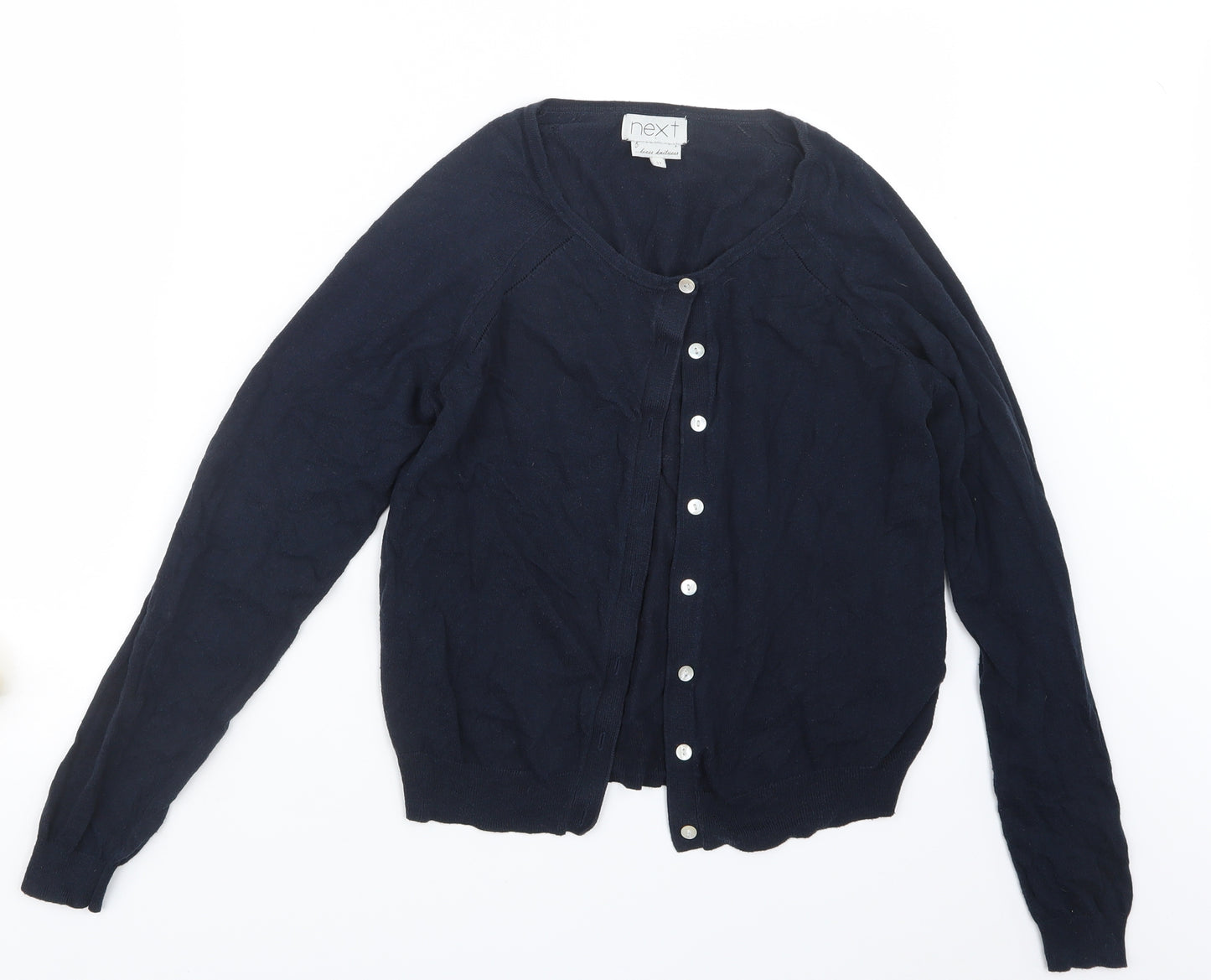 NEXT Womens Blue  Knit Cardigan Jumper Size 12