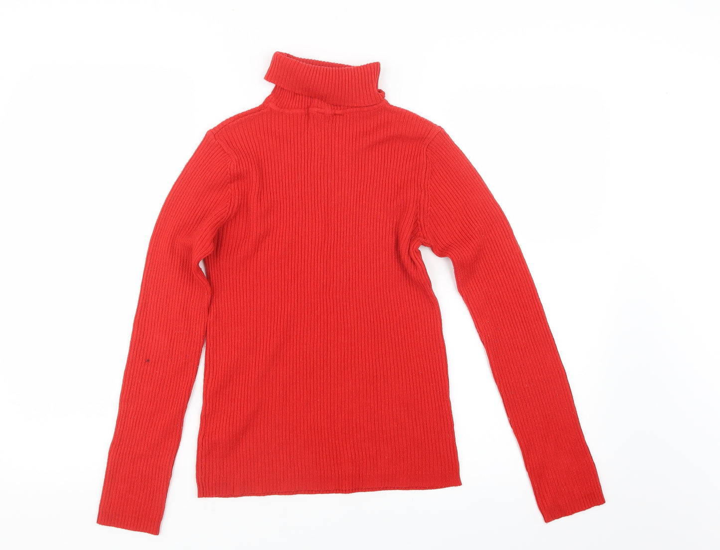Mia Moda Womens Red  Knit Pullover Jumper Size M
