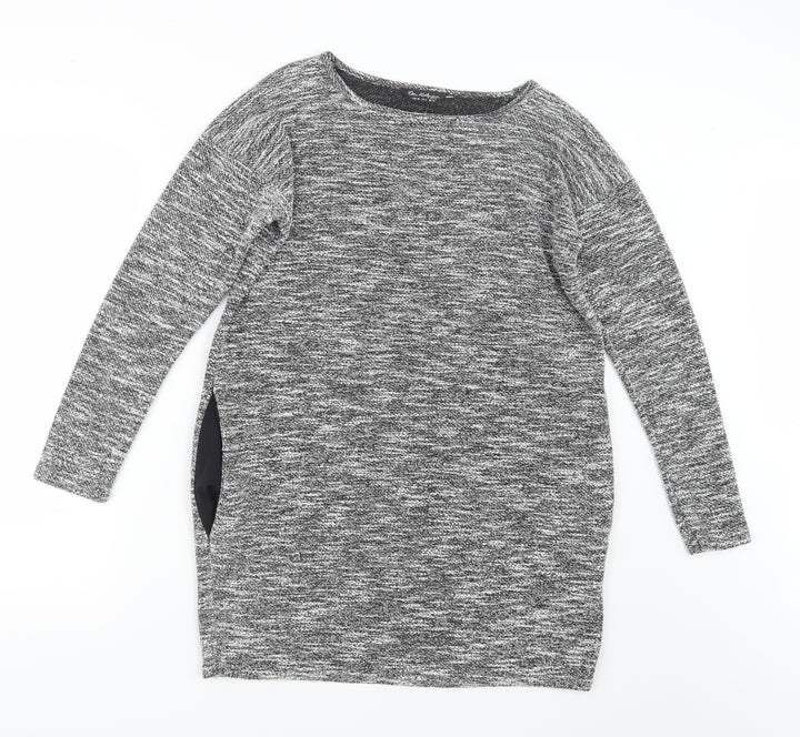 Miss Selfridge Womens Grey Pullover Jumper Size 10