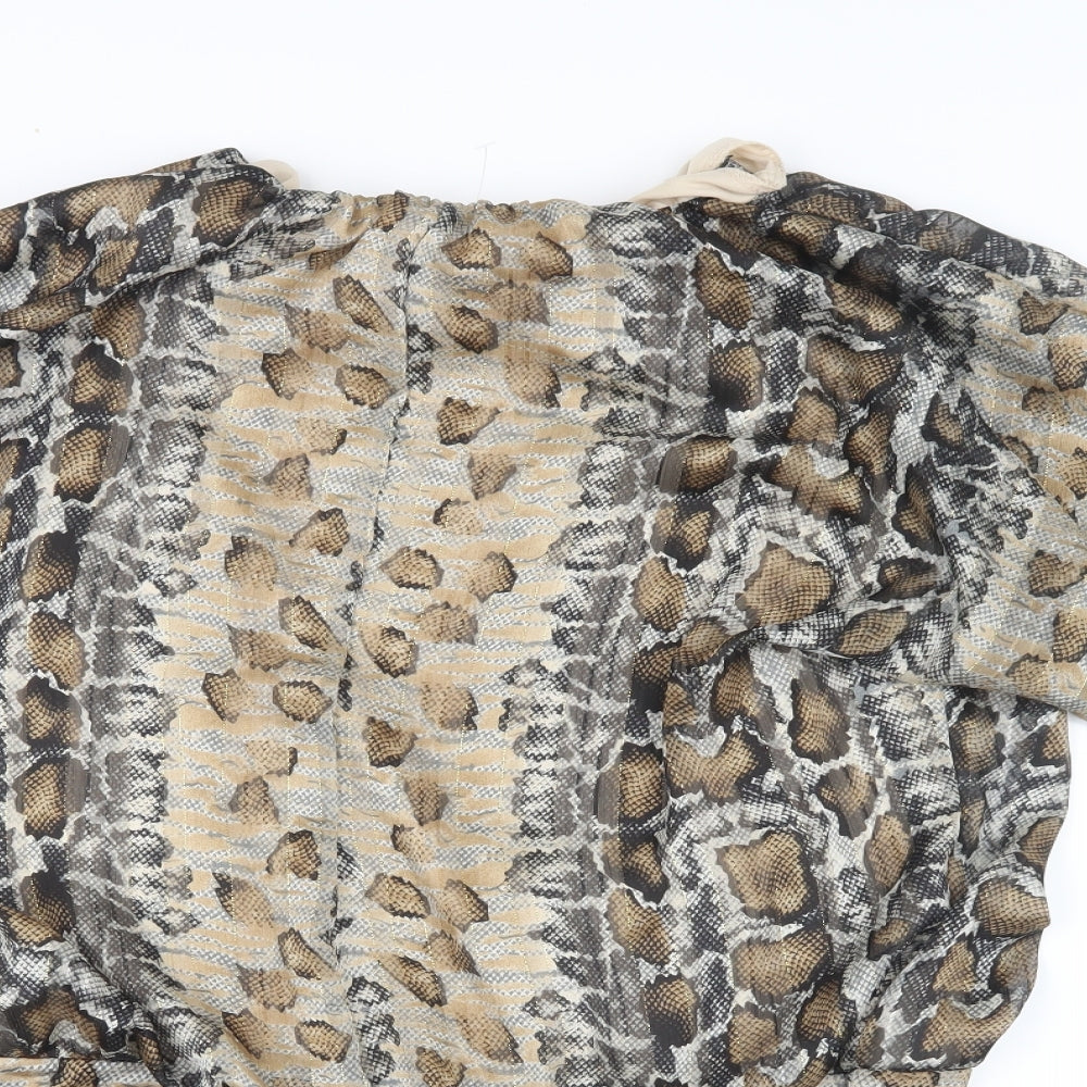 Preworn Womens Brown Animal Print  Shift  One Size