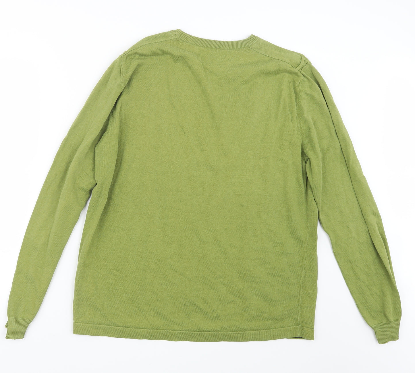 HUGO BOSS Mens Green  Knit Pullover Jumper Size L