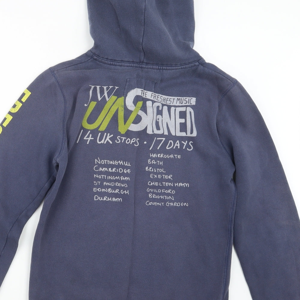 Jack Wills Womens Blue   Pullover Hoodie Size 12